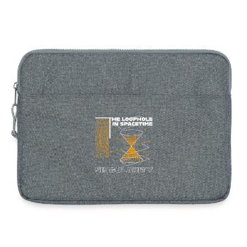 Loophole in Spacetime - Laptoptasche 15" - Grau meliert - Vorne