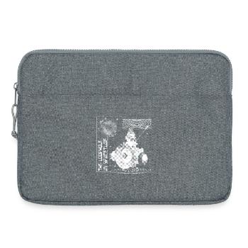 Loch im Raumzeitkontinuum - Laptoptasche 15" - Grau meliert - Vorne