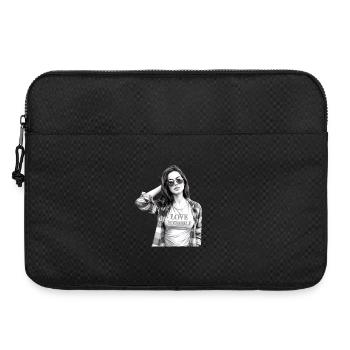 Love yourself - Laptop bag 15" - black - Front