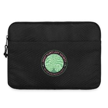 Emblème de la Crazy Plant Lady Society - Sacoche pour ordinateur portable 15 pouces - noir - Devant