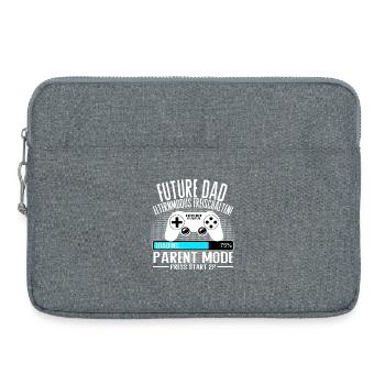 Future Dad – Parent Mode On - Laptoptasche 15" - Grau meliert - Vorne