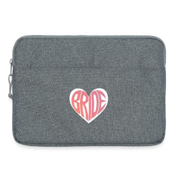 Équipe Bride Heart - Sacoche pour ordinateur portable 15 pouces - gris chiné - Devant