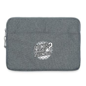 Foyer? Disparu en 3...2...Oups. - Sacoche pour ordinateur portable 15 pouces - gris chiné - Devant