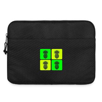 Pop Art Ananas - Laptoptasche 15" - Schwarz - Vorne