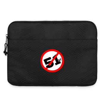 51. Bundesstaat Auf keinen Fall - Laptoptasche 15" - Schwarz - Vorne