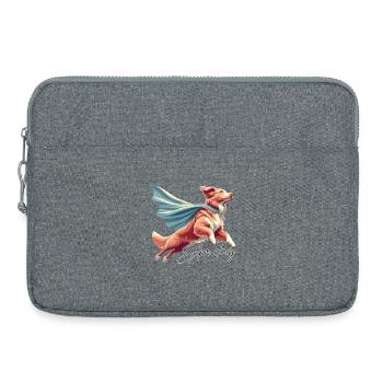 Super Hund Nova Scotia Duck Tolling Retriever - Laptoptasche 15" - Grau meliert - Vorne