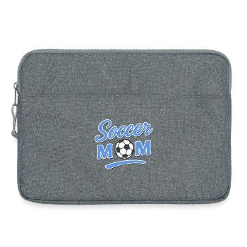 Maman Soccer - Sacoche pour ordinateur portable 15 pouces - gris chiné - Devant