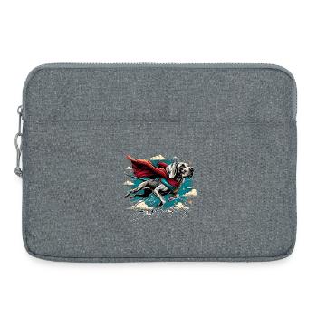 Super chien braque de Weimar Weimi Cape Cape cadeau - Sacoche pour ordinateur portable 15 pouces - gris chiné - Devant