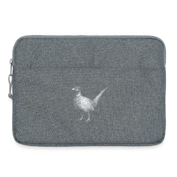 Ein Fasan - Laptoptasche 15" - Grau meliert - Vorne