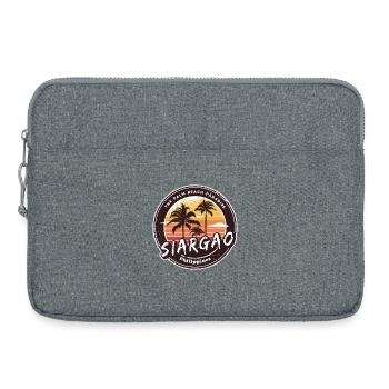 Siargao Philippinen Strand Palmen Design - Laptoptasche 15" - Grau meliert - Vorne