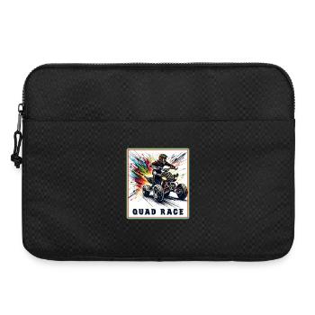 Course de quad – Explosion de vitesse - Sacoche pour ordinateur portable 15 pouces - noir - Devant