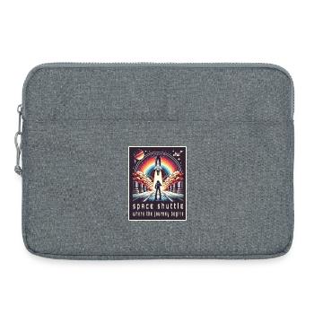 Navette spatiale - Le voyage commence - Sacoche pour ordinateur portable 15 pouces - gris chiné - Devant