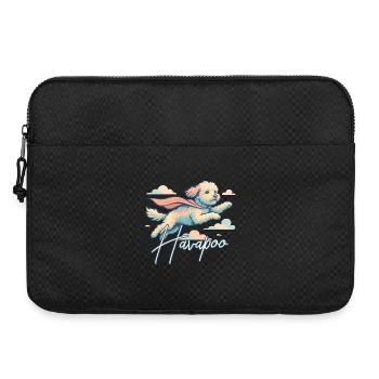 Super Hund Havapoo Cape Umhang Geschenk - Laptoptasche 15" - Schwarz - Vorne