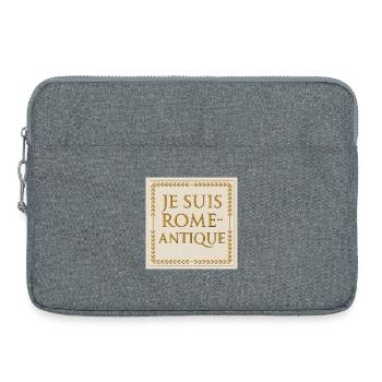 Ich bin das alte Rom - Laptoptasche 15" - Grau meliert - Vorne