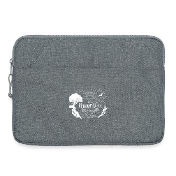 Dieu ne nous a pas donné un de crainte - Sacoche pour ordinateur portable 15 pouces - gris chiné - Devant