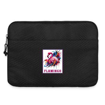 Graffiti Flamingo Explosion - Laptoptasche 15" - Schwarz - Vorne