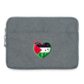 Résistance à la pastèque - Sacoche pour ordinateur portable 15 pouces - gris chiné - Devant