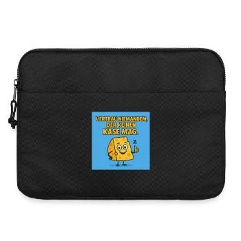 trust no one - Laptop bag 15" - black - Front