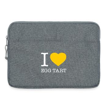 J’ADORE LA TARTE AUX ŒUFS - Sacoche pour ordinateur portable 15 pouces - gris chiné - Devant