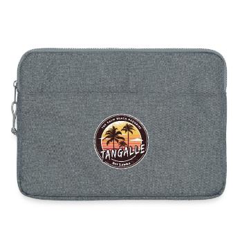 Tangalle Beach Sri Lanka Palmen Design - Laptoptasche 15" - Grau meliert - Vorne