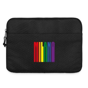 Milano Rainbow Pride LGBT Peace - Laptop bag 15" - black - Front