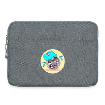 Pétanque Summer Boule - Laptop bag 15" - heather grey - Front