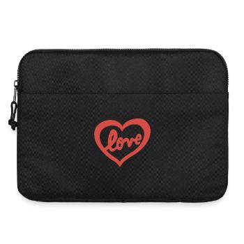 Heart in love - Laptop bag 15" - black - Front