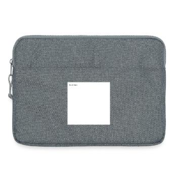 blank slate - Laptop bag 15" - heather grey - Front