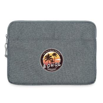 Bohol Philippines Vintage Design - Laptop bag 15" - heather grey - Front