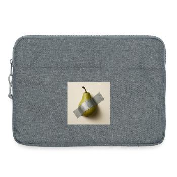 Abstrakte Birne Metaphorisches Kunstwerk - Laptoptasche 15" - Grau meliert - Vorne