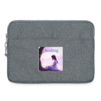 Heilung im Gange – Quiet Strength Editi - Laptoptasche 15" - Grau meliert - Vorne