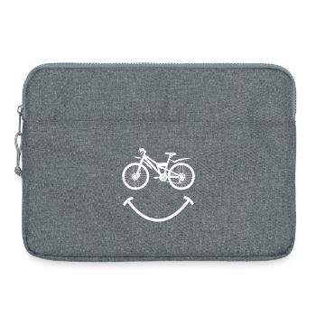 MTB Mountainbike - Laptoptasche 15" - Grau meliert - Vorne