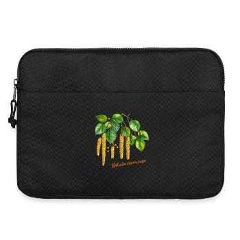 Betula verrucosa – Aquarell-Illustration - Laptoptasche 15" - Schwarz - Vorne