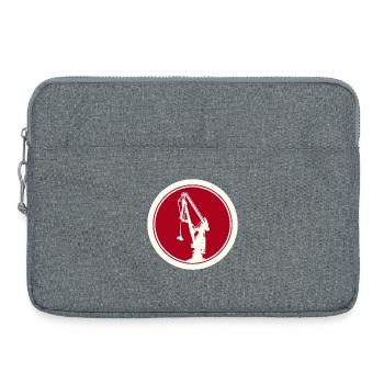 Harbour Crane Silhouette 04 - Laptop bag 15" - heather grey - Front