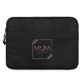 Liebevoller Muttertochter Spruch - Laptoptasche 15" - Schwarz - Vorne