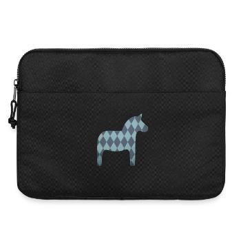 Dala Horse Diamond Pattern Scandinavian Decoration Kids - Laptop bag 15" - black - Front