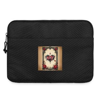 L’art corporel de l’amour dans le style gothique - Sacoche pour ordinateur portable 15 pouces - noir - Devant