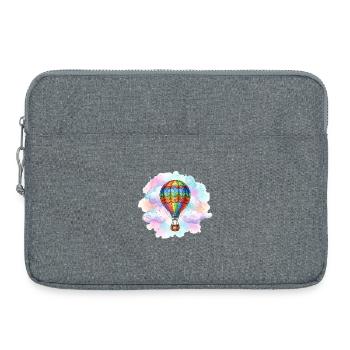 Ballon - Laptoptasche 15" - Grau meliert - Vorne
