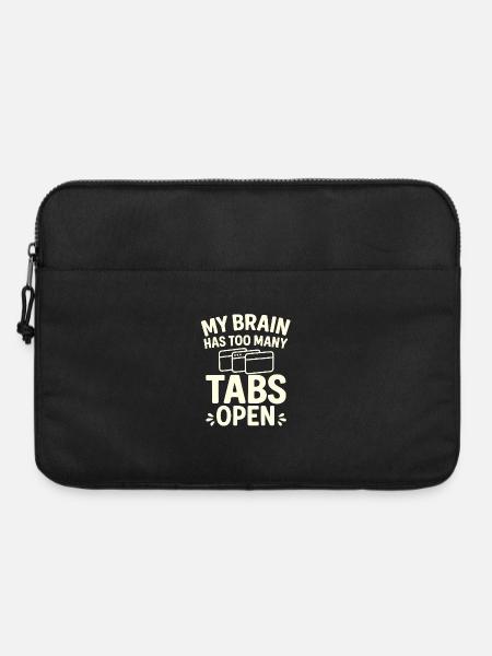 Tab-Overload - Laptoptasche 15" - Schwarz