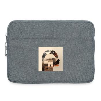 Silhouette Nature Counseling Design - Laptoptasche 15" - Grau meliert - Vorne