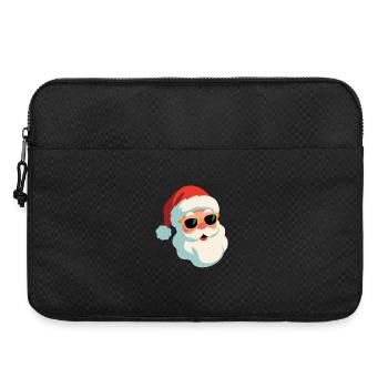 Lässiger Weihnachts-Santa mit Sonnenbrille - Laptoptasche 15" - Schwarz - Vorne