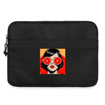 Moderne fruchtige Vision - Laptoptasche 15" - Schwarz - Vorne