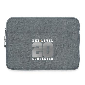 20e anniversaire de mariage - Sacoche pour ordinateur portable 15 pouces - gris chiné - Devant