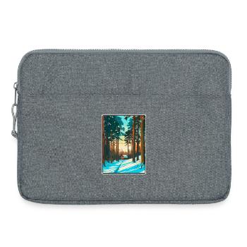 Vienna Woods Austria Reiseplakat Cityscape WPA - Laptoptasche 15" - Grau meliert - Vorne
