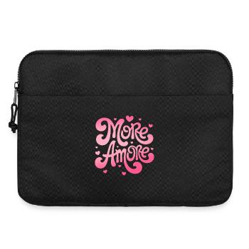 Plus de cœurs d'amour - Sacoche pour ordinateur portable 15 pouces - noir - Devant