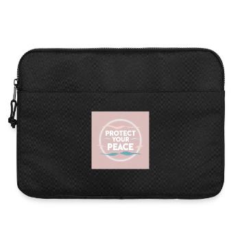 Peace protection - Laptop bag 15" - black - Front