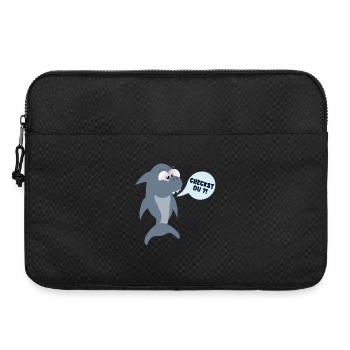 HAIFISCHE JUGEND CHECKST DU - Laptoptasche 15" - Schwarz - Vorne