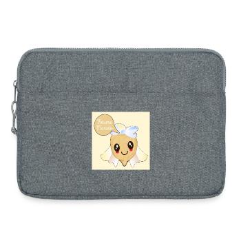 Zukünftige Kichererbsenbraut - Laptoptasche 15" - Grau meliert - Vorne