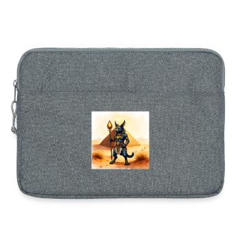 Half Human Egyptian Xylophone - Laptop bag 15" - heather grey - Front