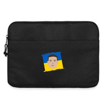 Selenskyj Ukraine Flagge - Laptoptasche 15" - Schwarz - Vorne
